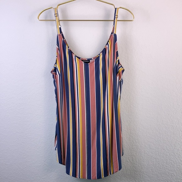 Torrid Multicolor Striped Camisole Size 2 - Picture 5 of 12